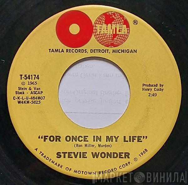  Stevie Wonder  - For Once In My Life / Angie Girl