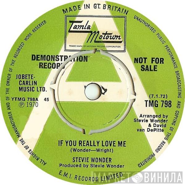  Stevie Wonder  - If You Really Love Me / Think Of Me As Your Soldier