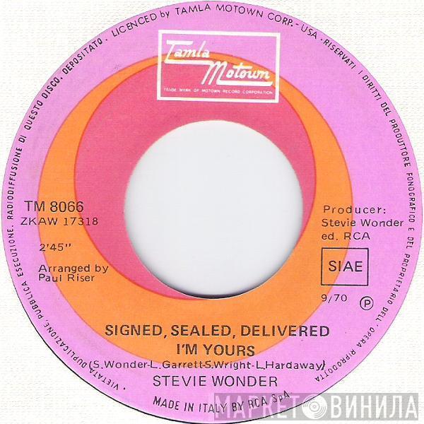  Stevie Wonder  - Signed, Sealed, Delivered I'm Yours / I'm More Than Happy