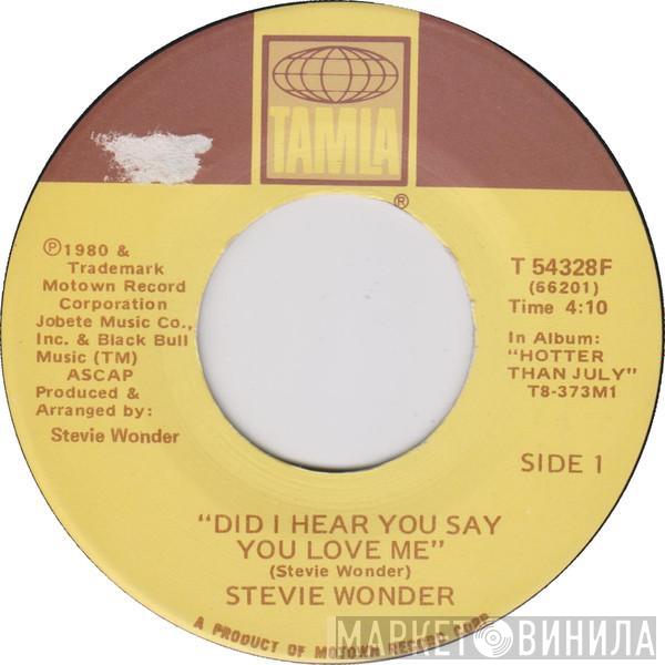  Stevie Wonder  - Did I Hear You Say You Love Me