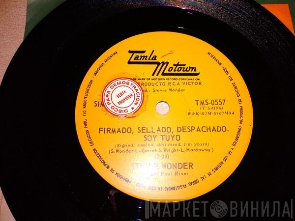  Stevie Wonder  - Firmado, Sellado, Despachado. Soy Tuyo - Soy Más Que Feliz (Estoy Satisfecho)