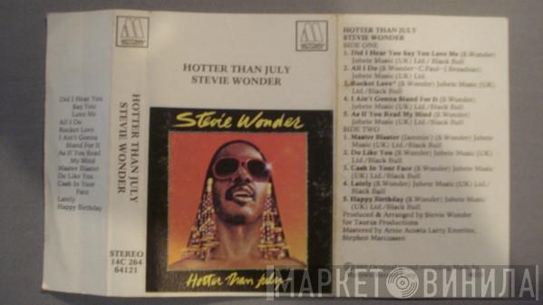  Stevie Wonder  - Hotter Than July