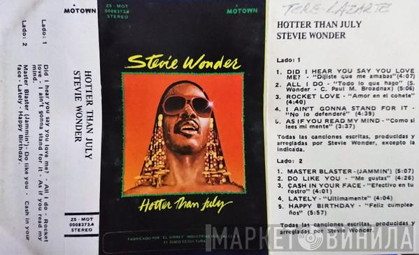  Stevie Wonder  - Hotter Than July