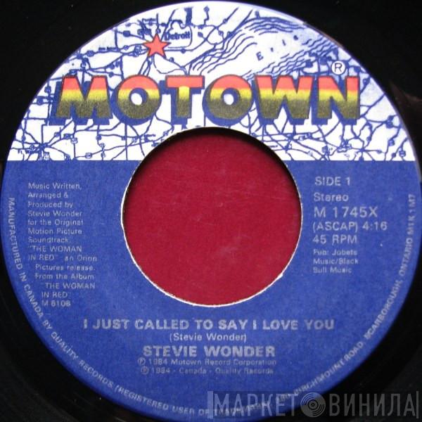  Stevie Wonder  - I Just Called To Say I Love You
