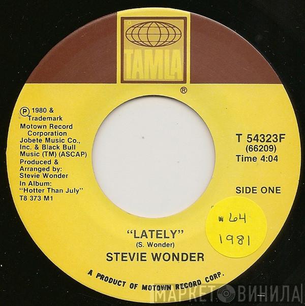  Stevie Wonder  - Lately
