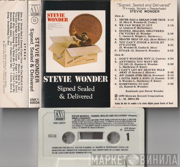  Stevie Wonder  - Signed Sealed & Delivered = Firmado, Sellado Y Despachado