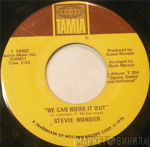 Stevie Wonder - We Can Work It Out / Never Dreamed You'd Leave In Summer