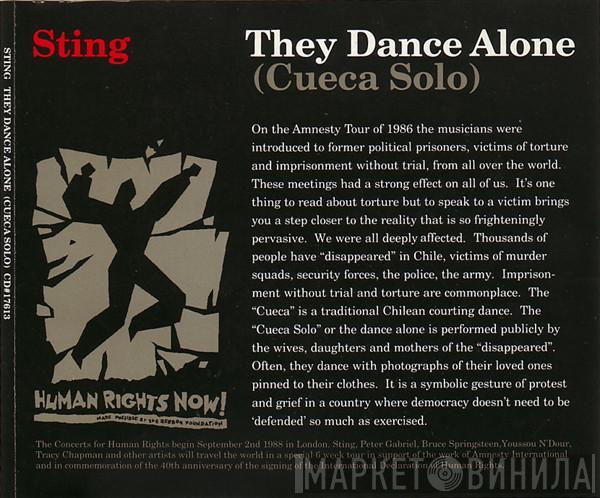  Sting  - They Dance Alone