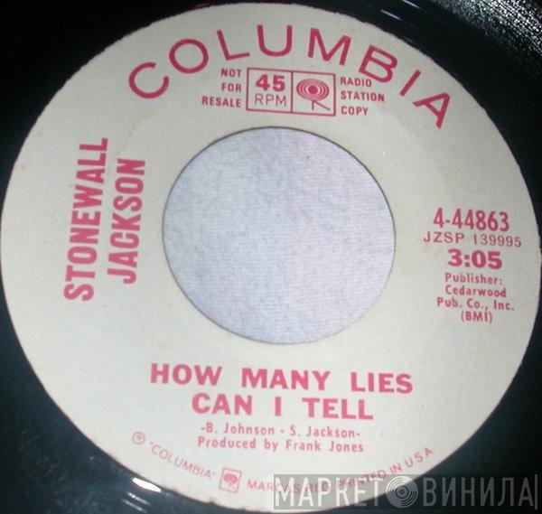  Stonewall Jackson  - How Many Lies Can I Tell / "Never More" Quote The Raven