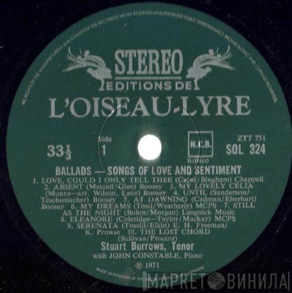 Stuart Burrows, John Constable - Ballads - Songs Of Love And Sentiment