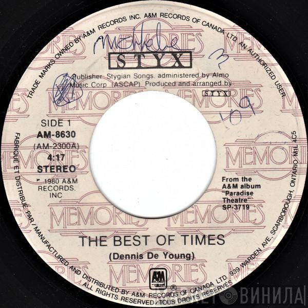 Styx  - The Best Of Times