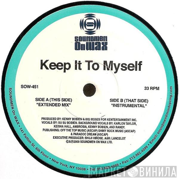  Su Su Bobien  - Keep It To Myself