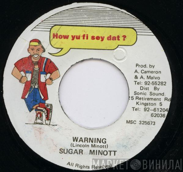 Sugar Minott - Warning