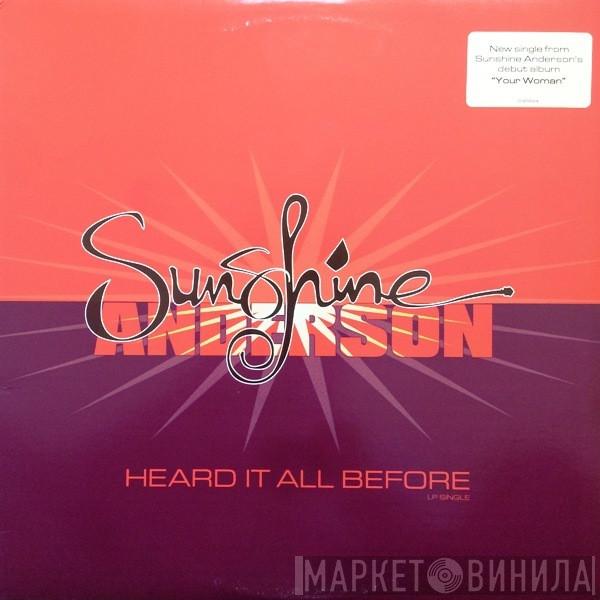Sunshine Anderson - Heard It All Before