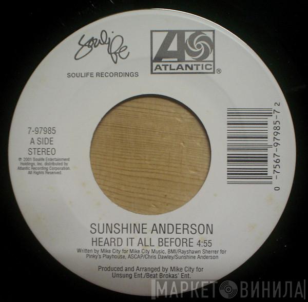  Sunshine Anderson  - Heard It All Before