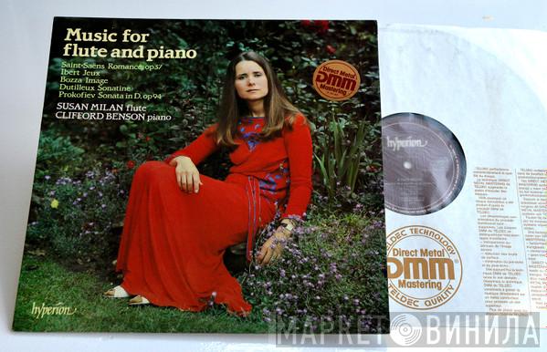 Susan Milan, Clifford Benson, Camille Saint-Saëns, Jacques Ibert, Eugène Bozza, Henri Dutilleux, Sergei Prokofiev - Music For Flute And Piano