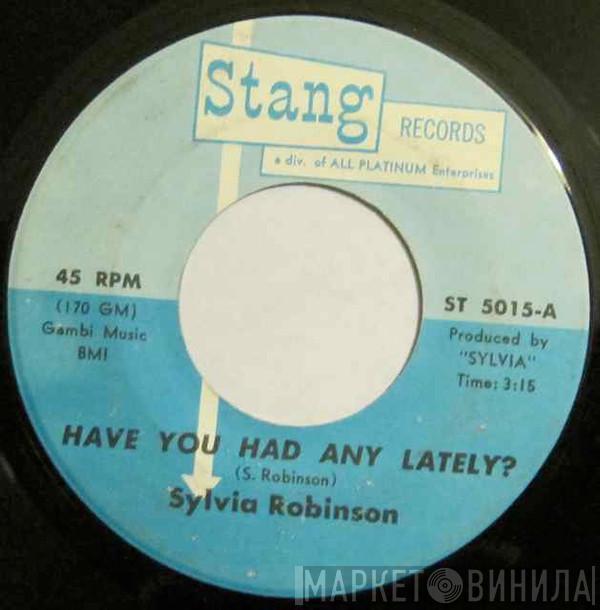 Sylvia Robinson, Al Goodman - Have You Had Any Lately? / Anytime