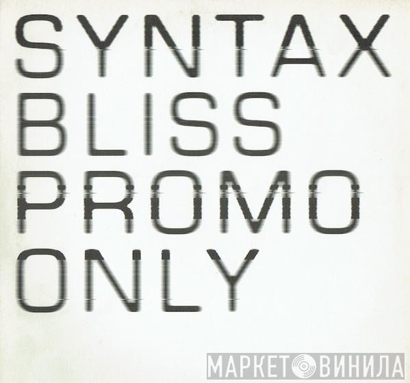 Syntax  - Bliss