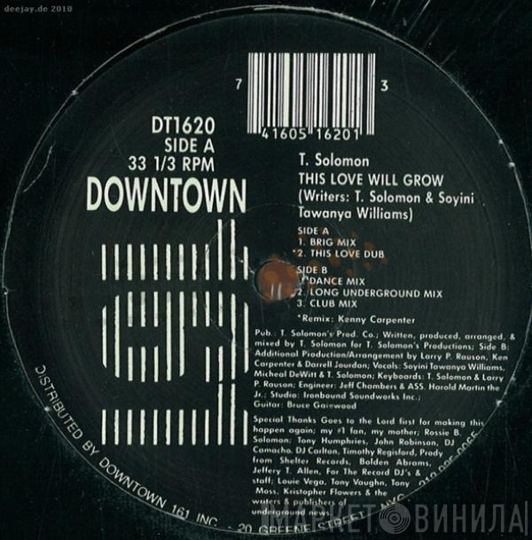 T. Solomon  - This Love Will Grow