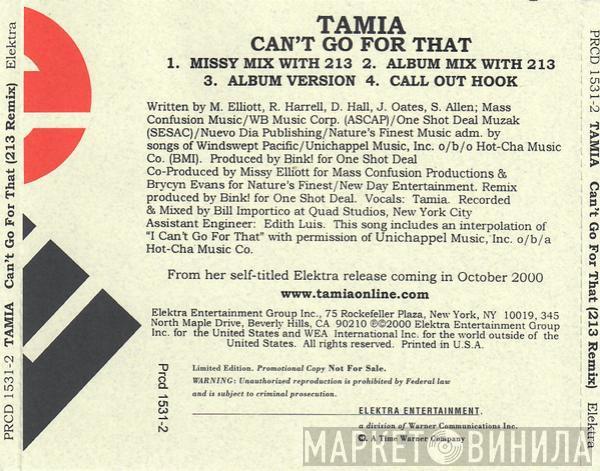  Tamia  - Can't Go For That (213 Remix)