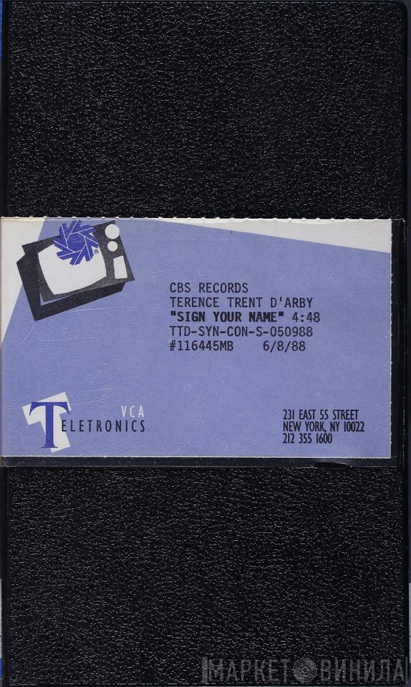  Terence Trent D'Arby  - Sign Your Name