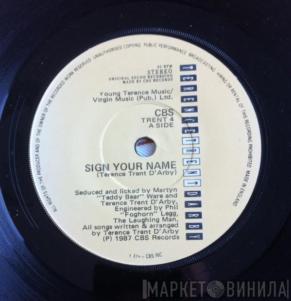  Terence Trent D'Arby  - Sign Your Name