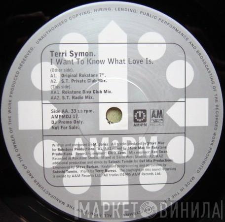 Terri Symon - I Want To Know What Love Is