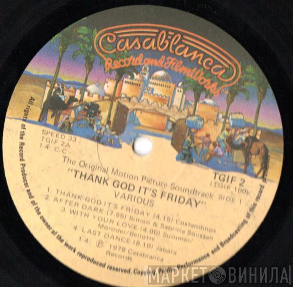  - Thank God It's Friday (The Original Motion Picture Soundtrack)
