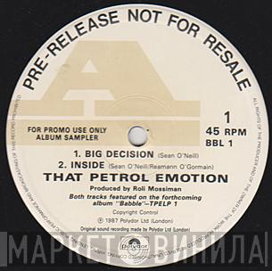 That Petrol Emotion - Big Decision