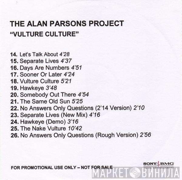  The Alan Parsons Project  - Vulture Culture
