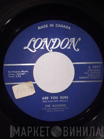  The Allisons  - Are You Sure