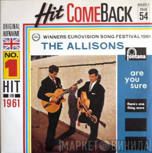  The Allisons  - Are You Sure