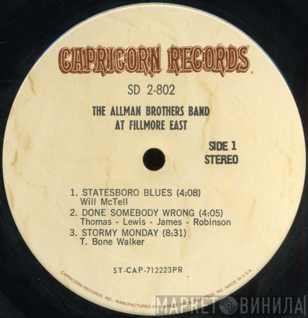  The Allman Brothers Band  - The Allman Brothers Band At Fillmore East
