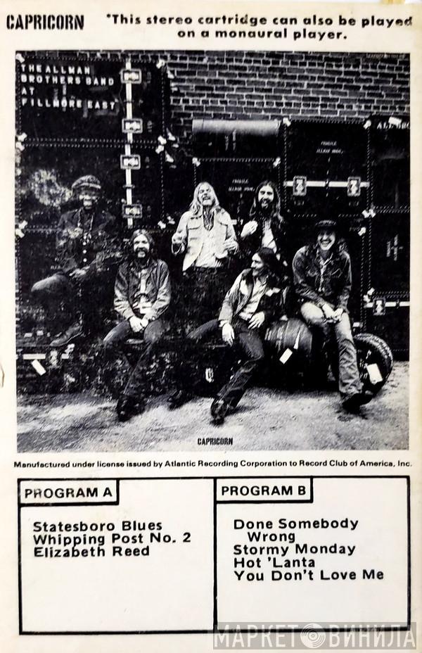  The Allman Brothers Band  - The Allman Brothers Band At Fillmore East