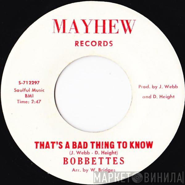 The Bobbettes - That's A Bad Thing To Know / All In Your Mind