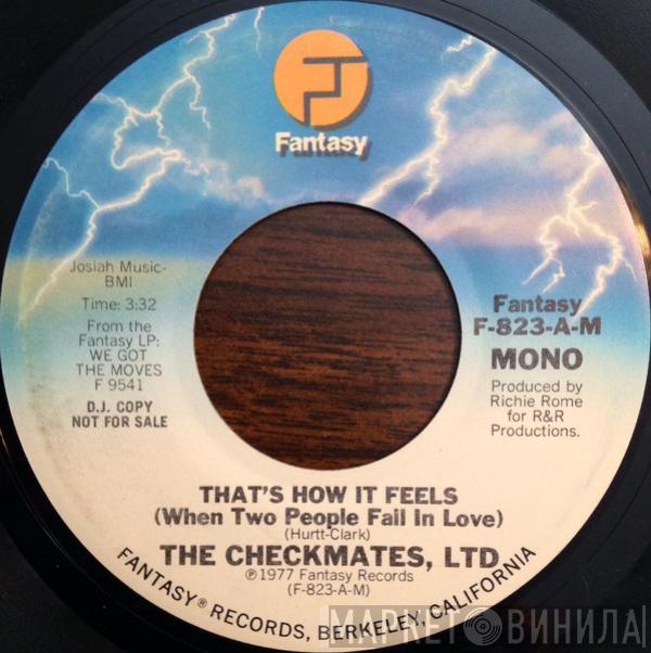The Checkmates LTD. - That's How It Feels (When Two People Fall In Love)