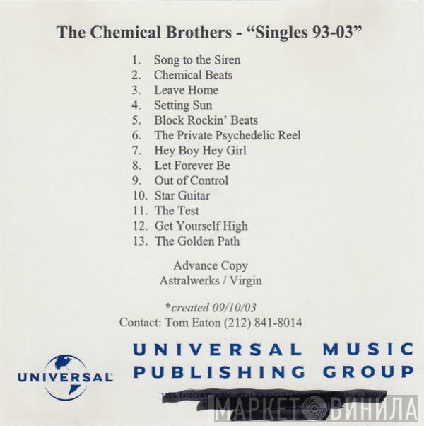  The Chemical Brothers  - Singles 93-03