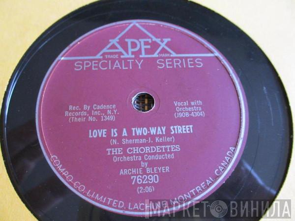 The Chordettes  - Zorro / Love Is A Two-Way Street