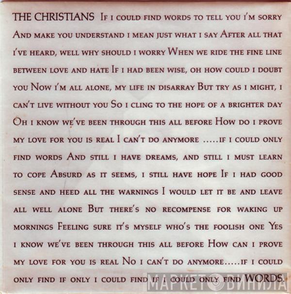  The Christians  - Words