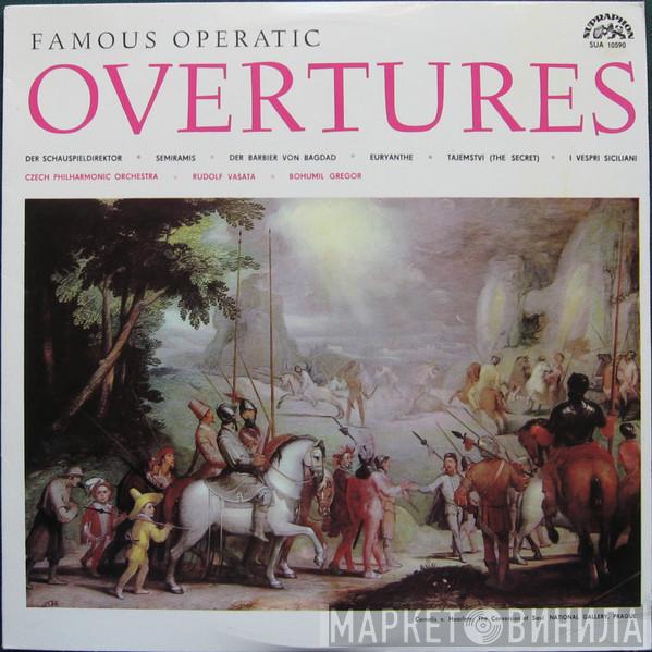 , The Czech Philharmonic Orchestra , Rudolf Vašata  Bohumil Gregor  - Famous Operatic Overtures