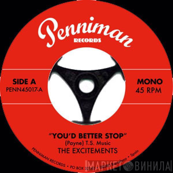 The Excitements - You'd Better Stop / From Now On