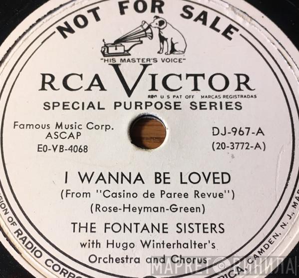  The Fontane Sisters  - I Wanna Be Loved / I Didn't Know What Time It Was
