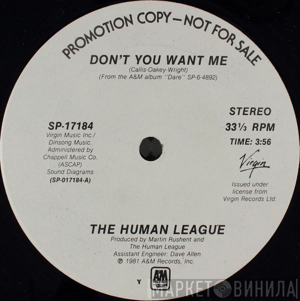  The Human League  - Don't You Want Me