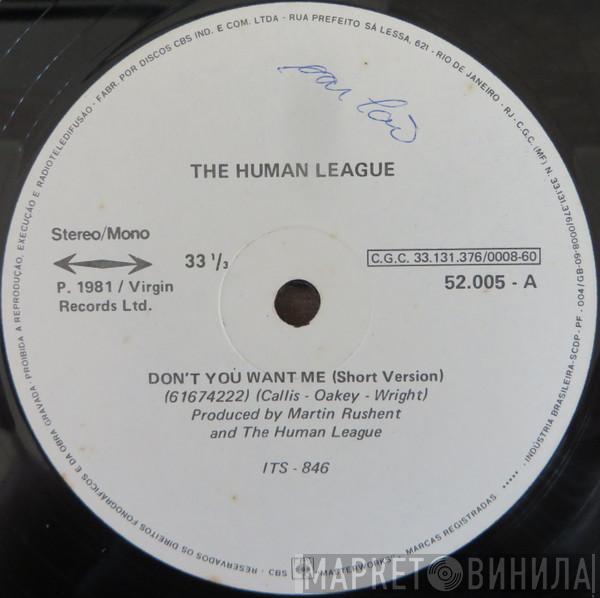  The Human League  - Don't You Want Me