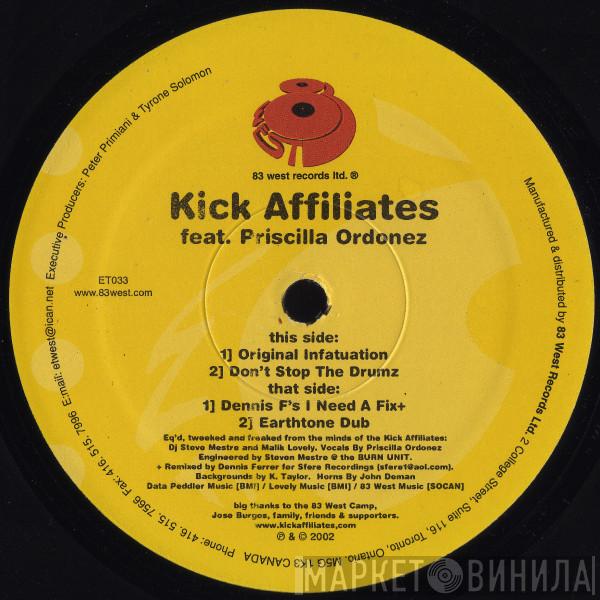 The Kick Affiliates, Priscilla Ordonez - Don't Wanna Stop