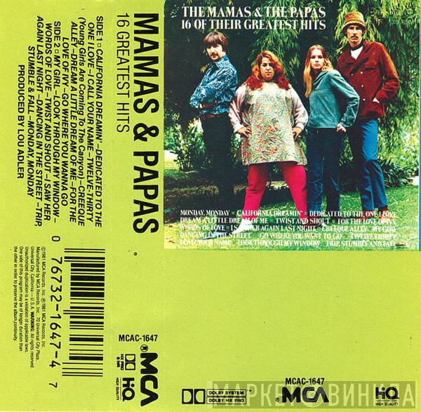  The Mamas & The Papas  - 16 Of Their Greatest Hits