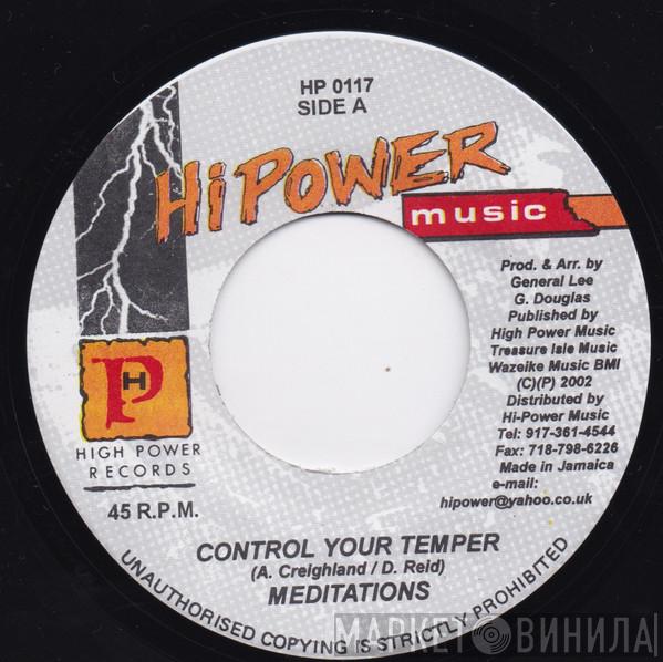 The Meditations - Control Your Temper