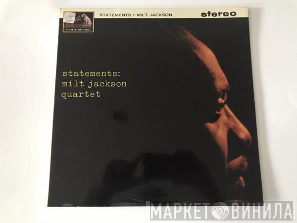  The Milt Jackson Quartet  - Statements