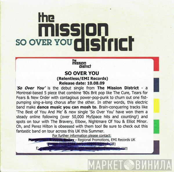 The Mission District - So Over You