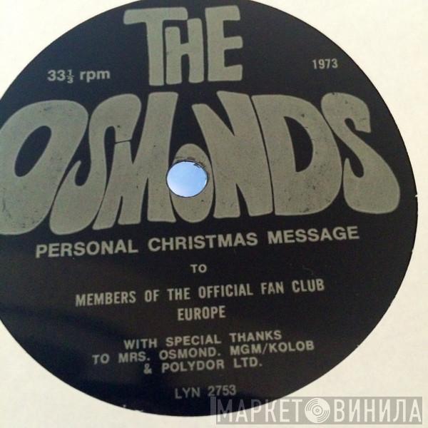 The Osmonds - Personal Christmas Message To Members Of The Official Fan Club Europe